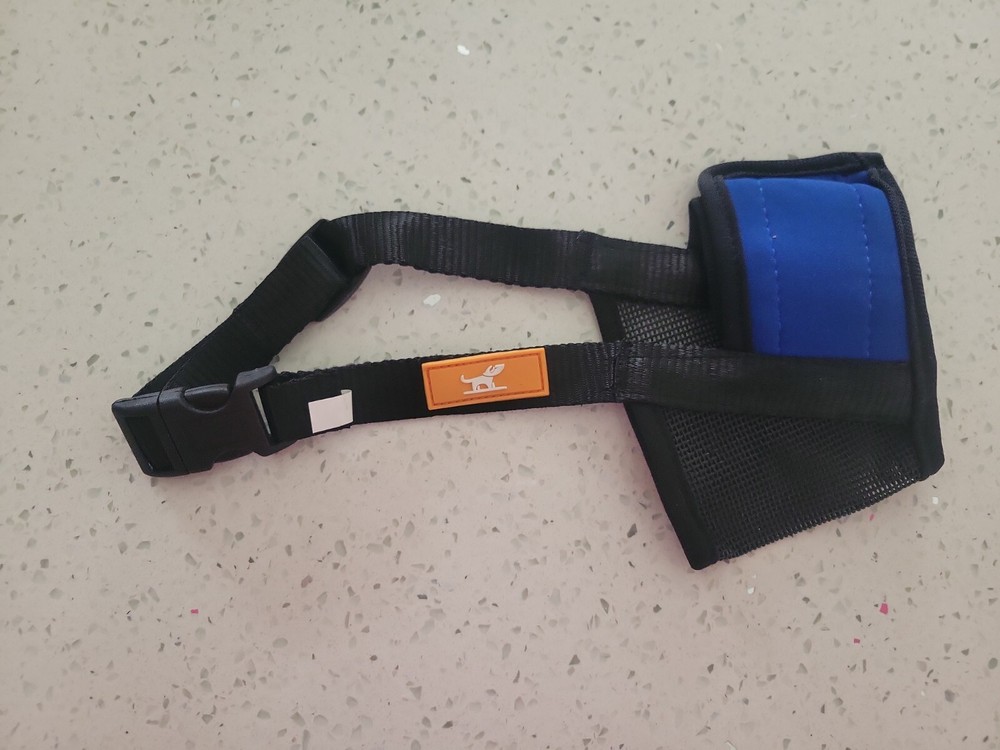 Soft Dog Muzzle Cover with Dogs Hook & Loop for small,medium & large Dogs.