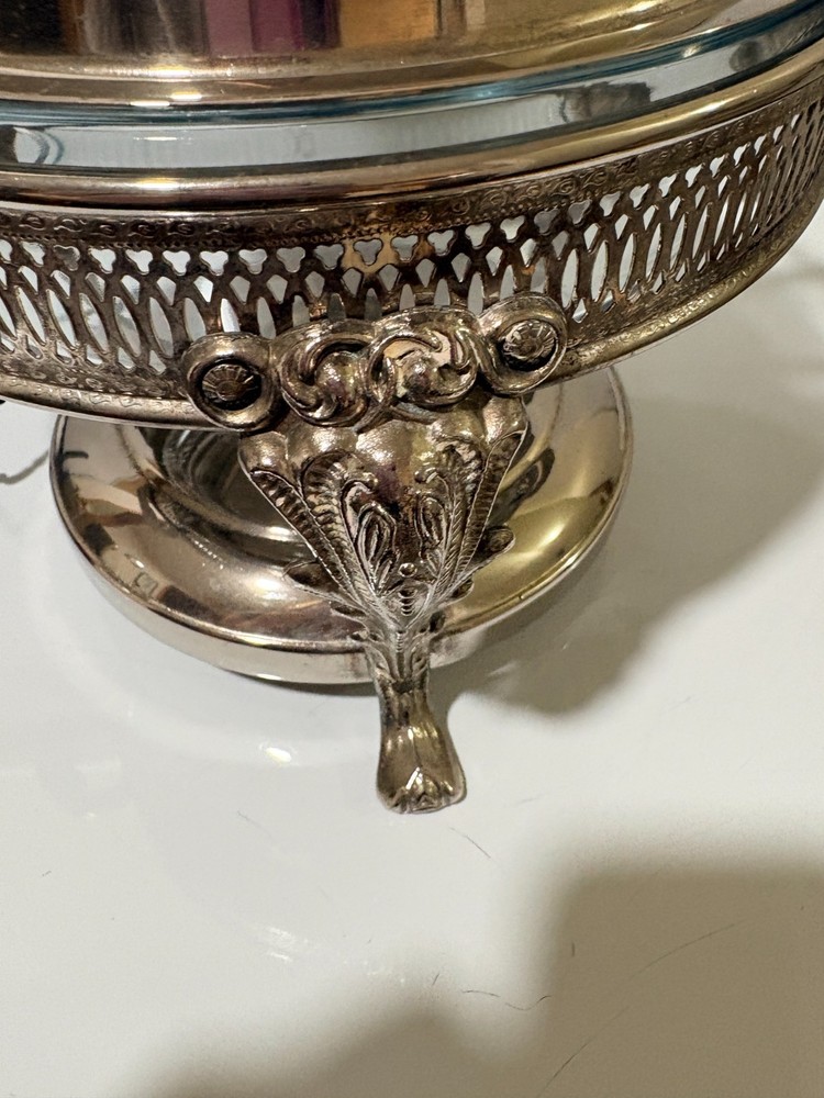 silver plate chafing dish