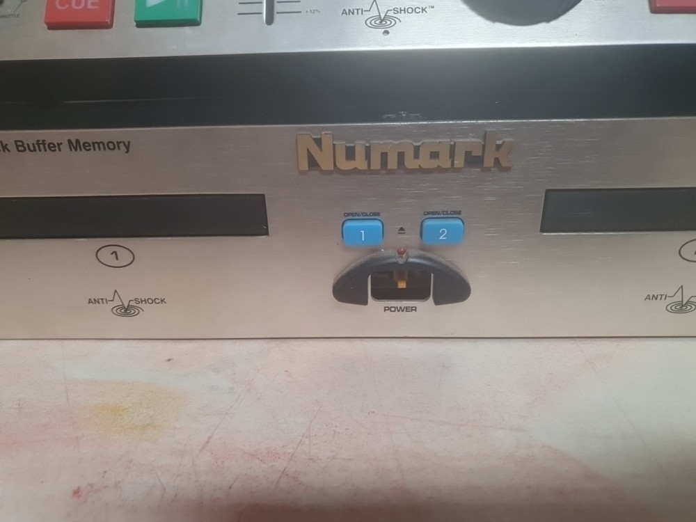 NUMARK CDN-34 Professional Dual Cd Player CDNA-32s Anti Shock Buffer Memory