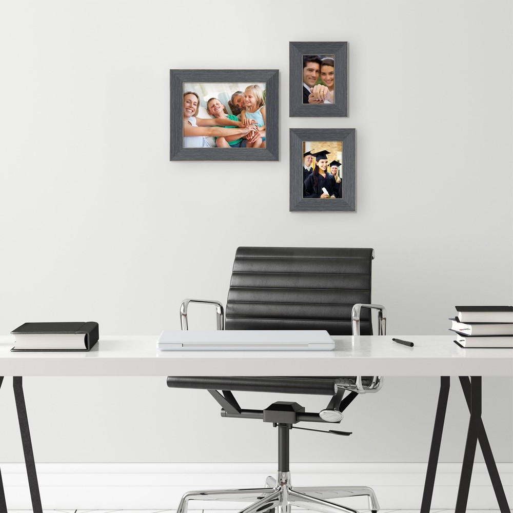 5x7 Chambray Blue Decorative Tabletop Picture Frame