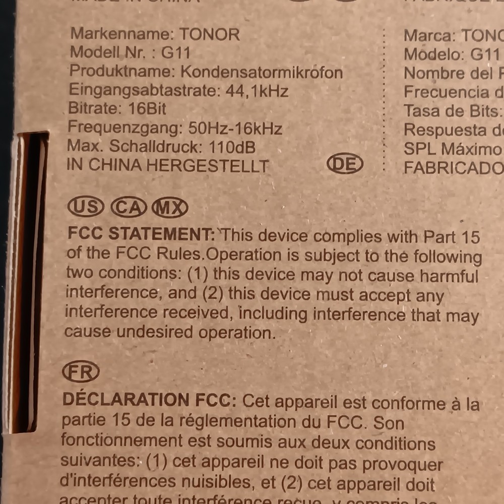 Tonar G11 Conference USB Desktop Microphone