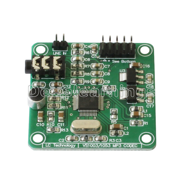 VS1053 MP3 Module Development Board On-Board Recording Function SPI Interface