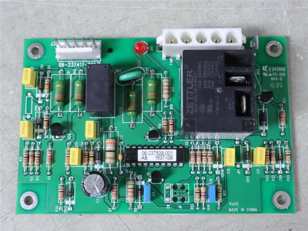 Pentair Fenwal 06-237417-001 Heater Fan Control Circuit Board 05-600001-001