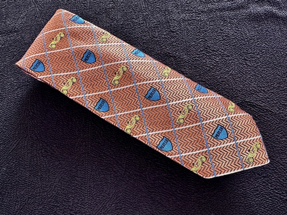 Robert Talbott 2012 Pebble Beach Concours MERCER Tie Necktie EXC