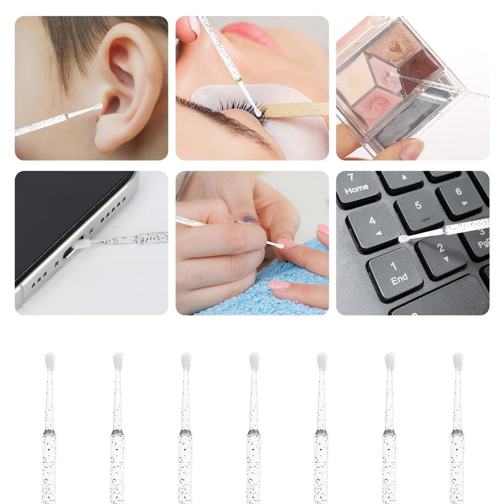 Tbestmax 500 Pcs Micro Applicator Brush, Swabs, Disposable Eye Black