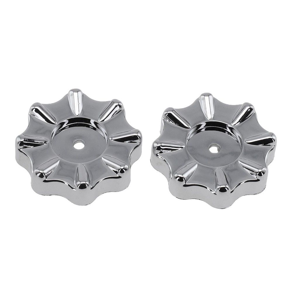 Easy to Operate Round Wheel Faucet Handle Knobs 2 Pack for Manifold Gauges