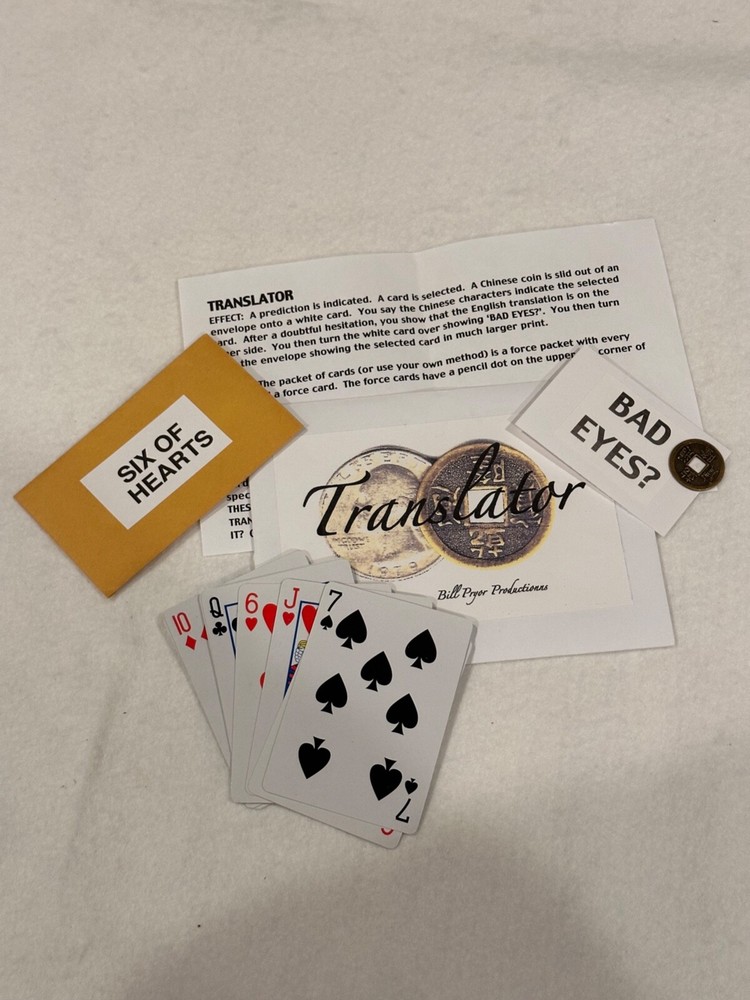 Translator by Bill Pryor Productions Magic Effect