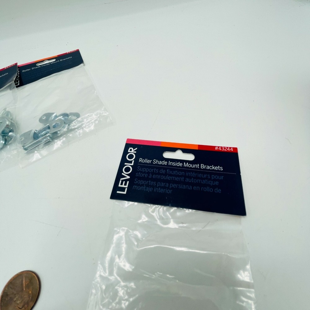 New Four Sets Pair Levelor Roller Shade Inside Mount Brackets