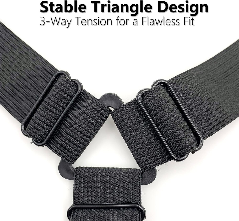 4PCS Bed Sheet Holder Straps – Triangle Adjustable Elastic Fasteners with...