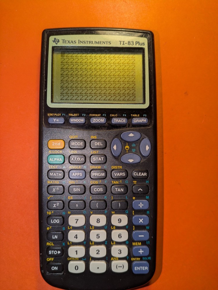 Texas Instruments TI-83 Plus Graphing Calculator w/ Case Tested & Working CLEAN