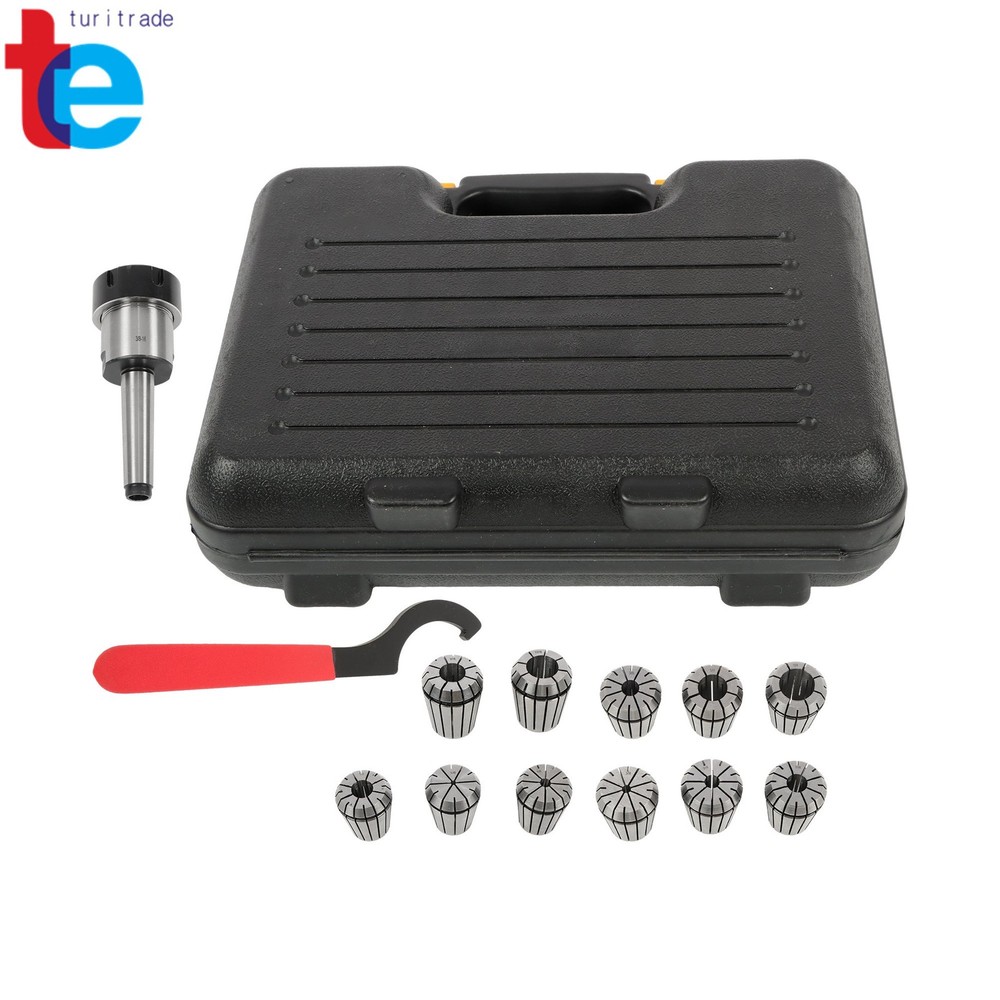 ER32 Collet Chuck MT2 Shank Kit Includes 11 Pack Collets Full Size Range