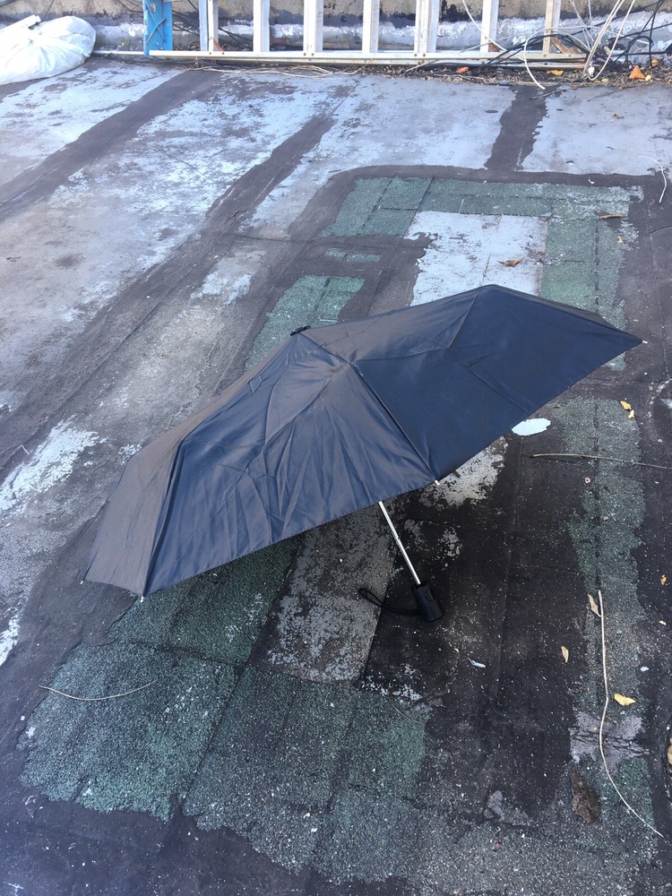 TOTES UNISEX 11” UMBRELLA BLACK