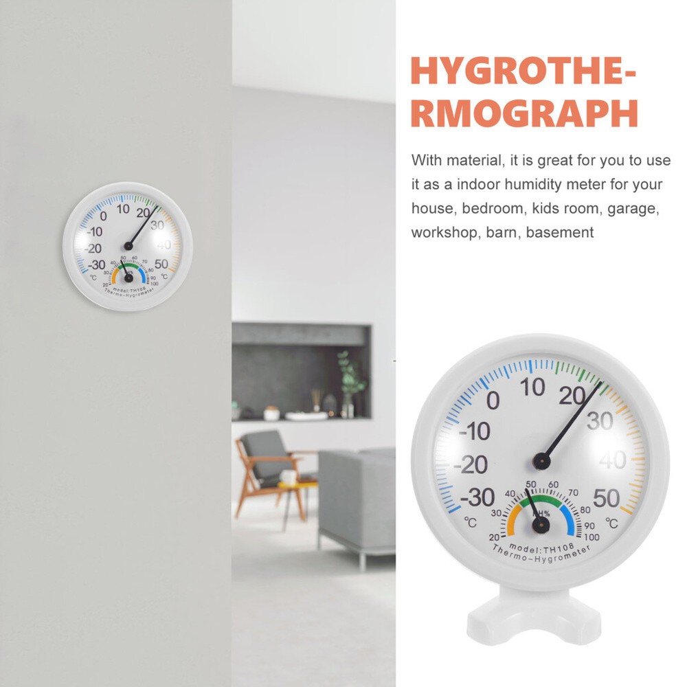1PC High Precision Pointer Hygrothermograph Multiple Use Thermometer Hygrometer