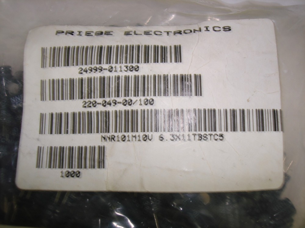 25pcs 100uF 10V Non-Polarized Electrolytic Audio Capacitor NP