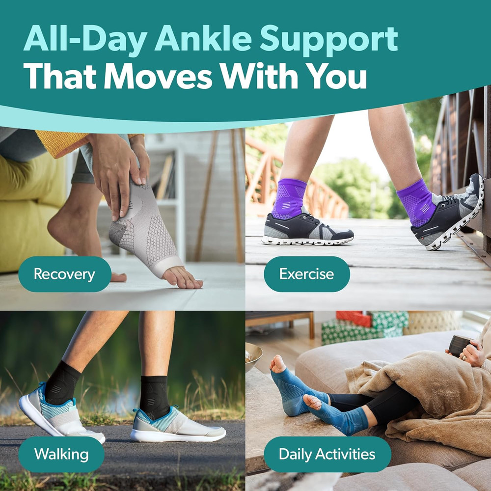 Braceability Neuropathy Socks (Pair) - Peripheral Neuritis Compression Diabetic