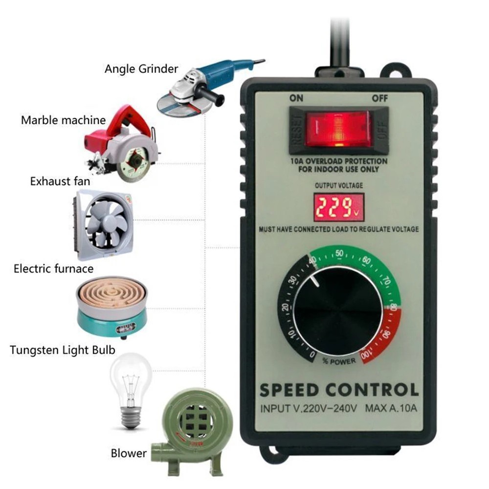 Angle Grinder Governor Speed Controller Switch Hand Drill Polish Fan Stepless El
