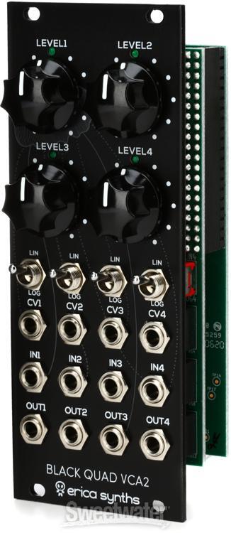 Erica Synths Black Quad VCA 2 VCA Eurorack Module