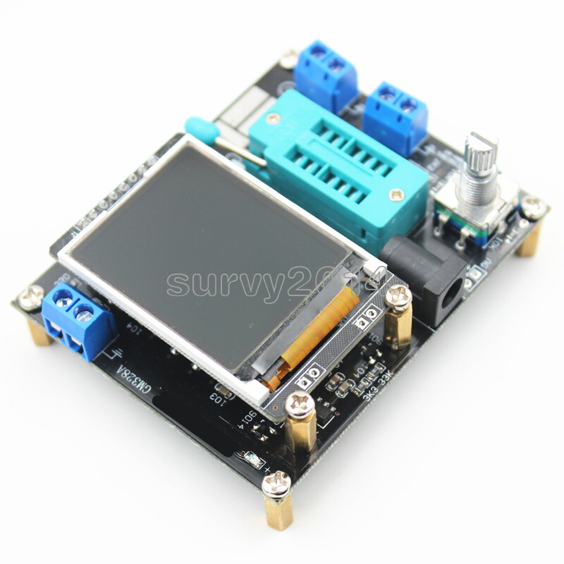 GM328A Transistor Tester Diode Capacitance ESR Voltage Frequency Meter Wave