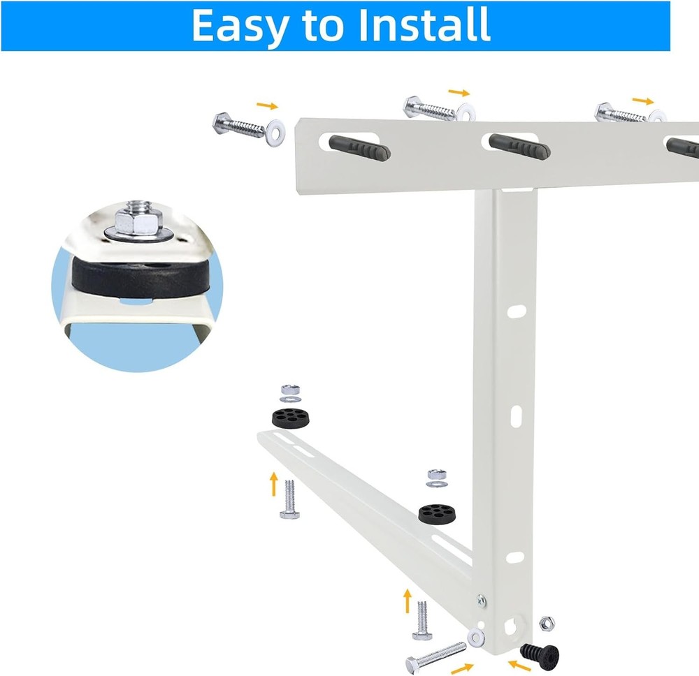 Mini split wall mount bracket, suitable for general ductless air conditioners.