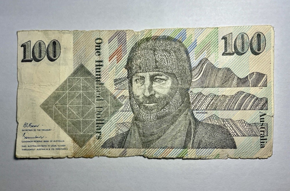 RARE ERROR 1985 $100 Paper Note_Fraser & Johnston_Missing prefix & Dropped ONE