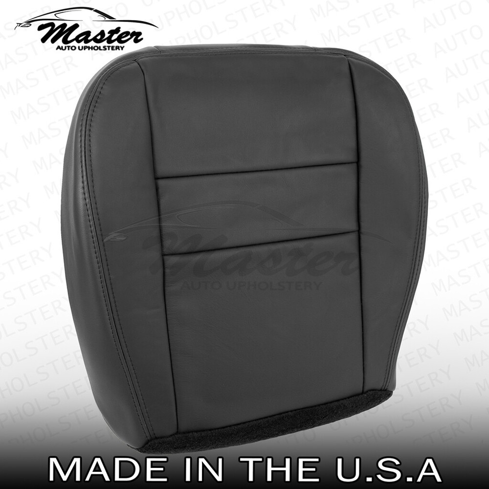 Replacement Fits 2009 - 2012 Ford Escape Front SOLID Black Leather Seat Covers
