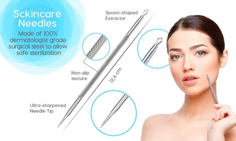 InstaSkincare Blackhead and Blemish Remover Tool Kit