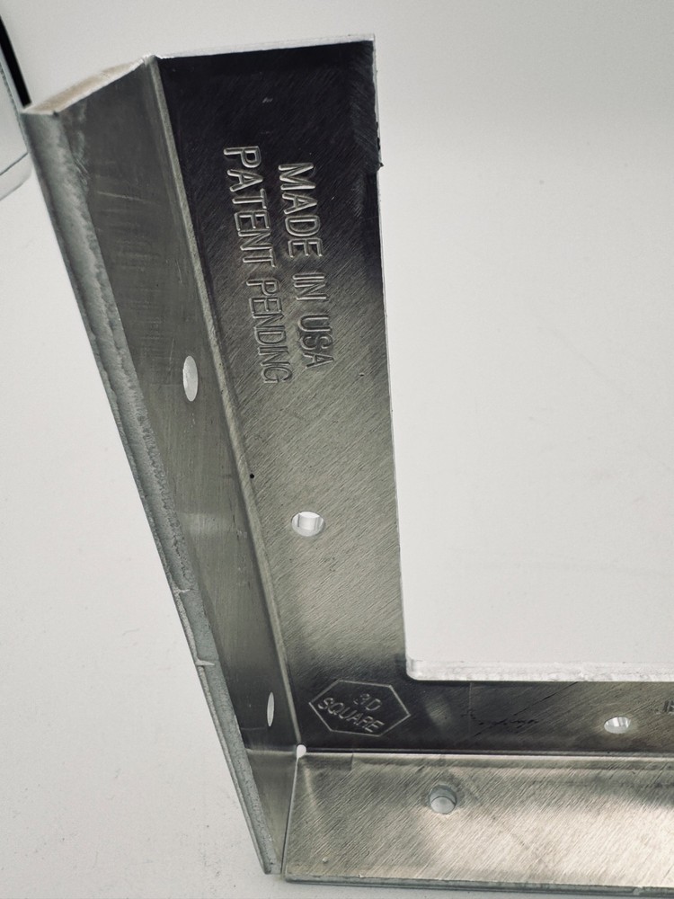 Jevons 3D Square Aluminum 6" per side 4 Pack