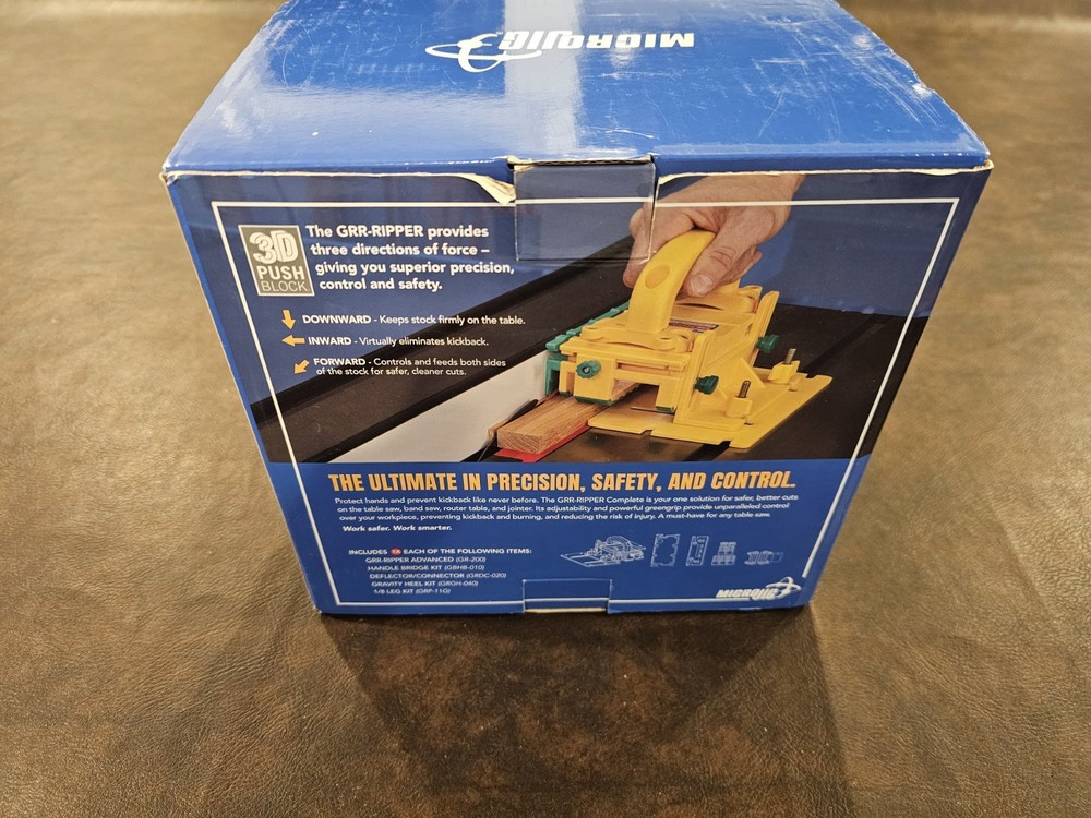 MICROJIG GRR-RIPPER GR-281 Complete 3D Pushblock System