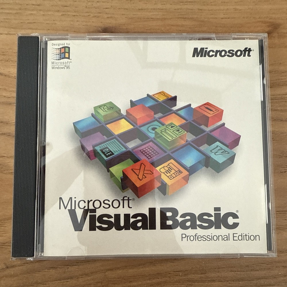 Microsoft Visual Basic Professional Edition Version 4.0 Windows 95 NT Books Only
