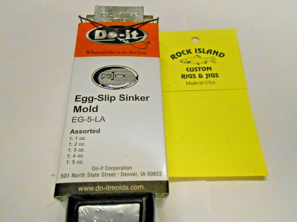 1173 DO-IT EGG SINKER MOLD 1 to 5 oz