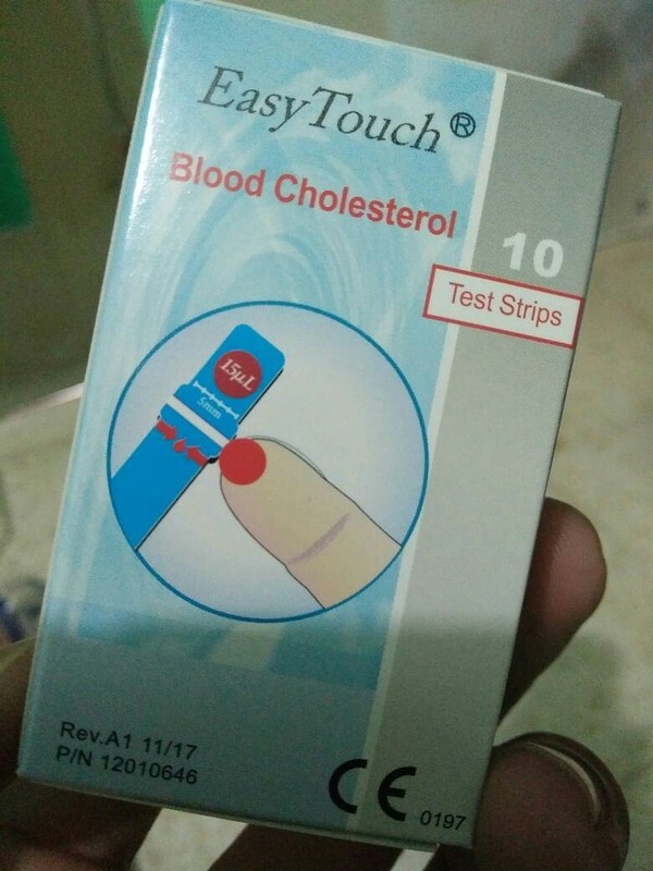 EasyTouch Test Strips for Glucose, Cholesterol, Uric Acid, Hemoglobin