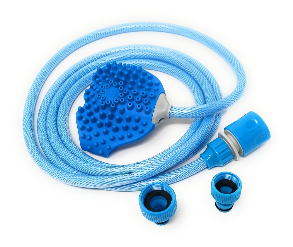 Handheld Pet Bathing Hose with Sprayer Brush