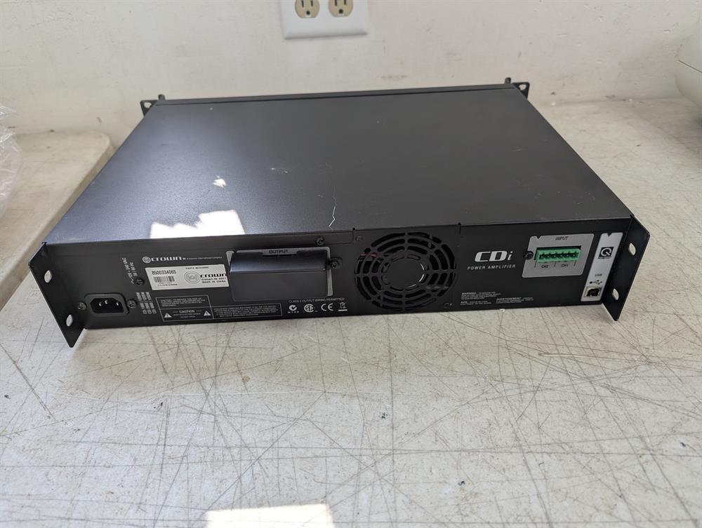 Crown CDi4000 2-Channel 1,200W Stereo Amplifier