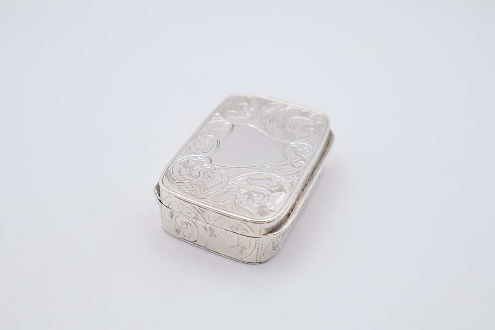 Contemporary Solid Silver Snuff Box Hallmarked Sheffield 2002