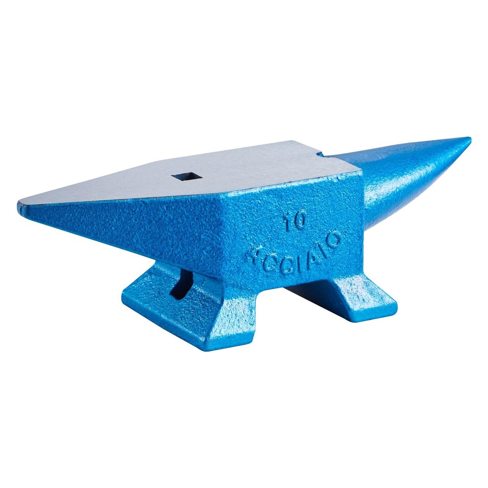 VEVOR 22Lbs Steel Anvil Single Horn Blacksmith Forge Tools Round Square