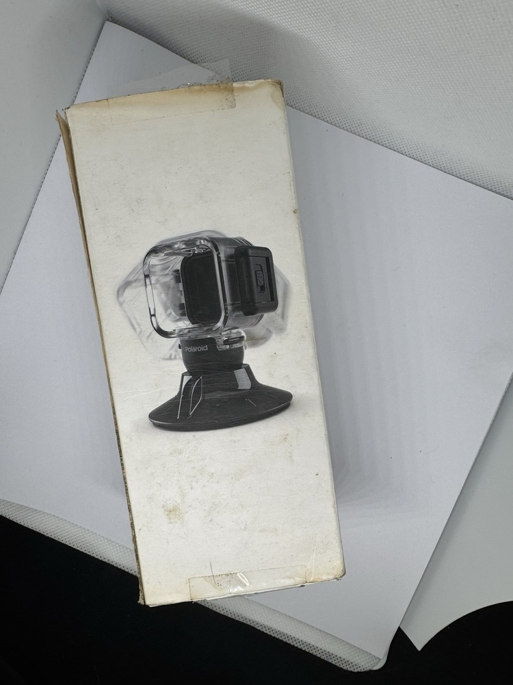 Polaroid Cube Waterproof Case & Suction Mount New In Box