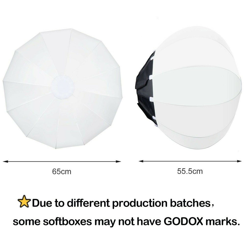 GODOX CS-65D 65cm Collapsible Lantern Softbox Omni-Directional Light Modifier