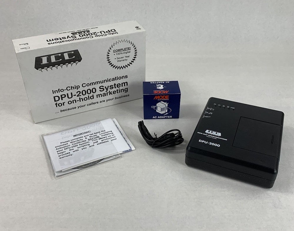 Info-Chip Communications DPU-2000 On-Hold Marketing System