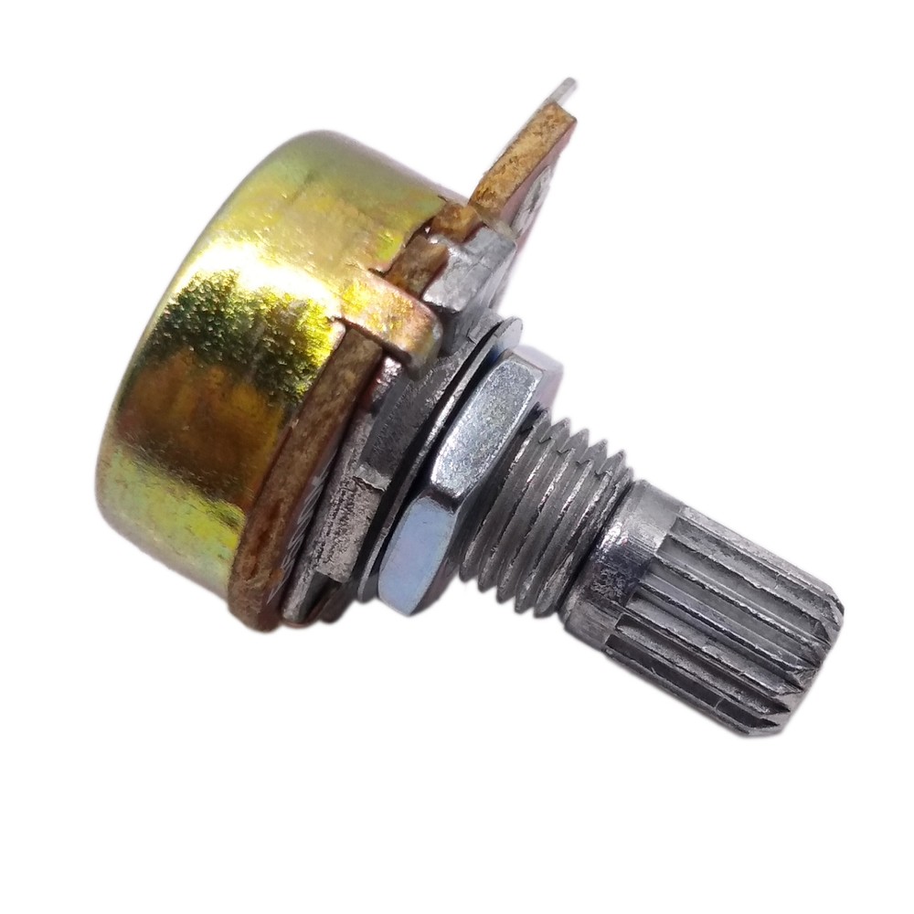 10pcs 100K ohm Linear Taper Rotary Potentiometer Panel pot B100K 20mm