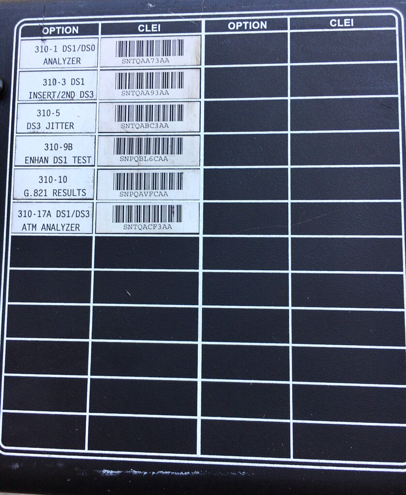 TTC FIREBERD 310 COMMUNICATION ANALYZER