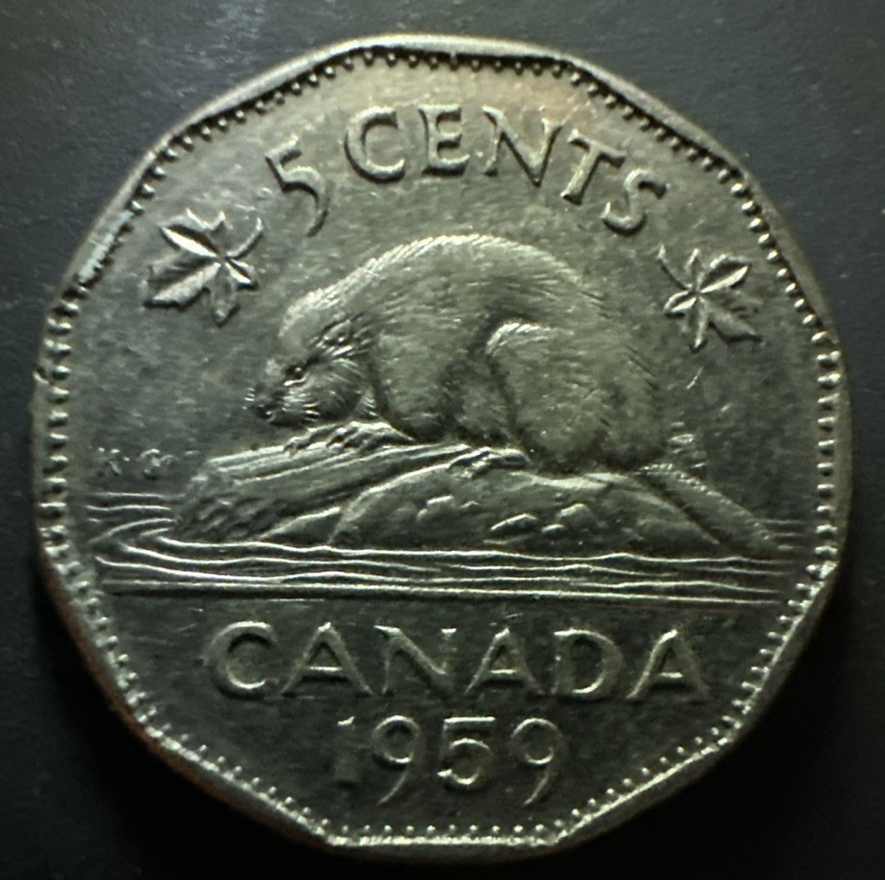 1959 Canada 5 Cents