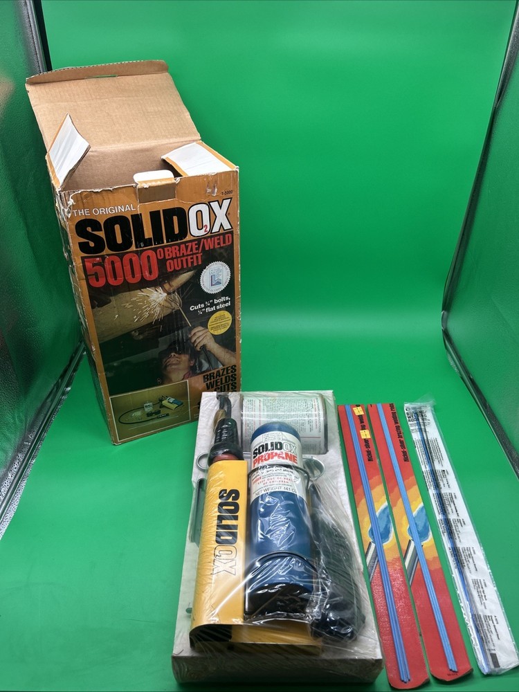 SolidOx Turner Solid Oxygen/Propane Portable Welding Torch Model T5000 NOS