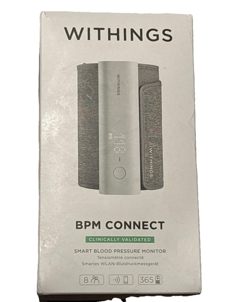Withings BPM Connect Clinically Validated Smart Blood Pressure Monitor