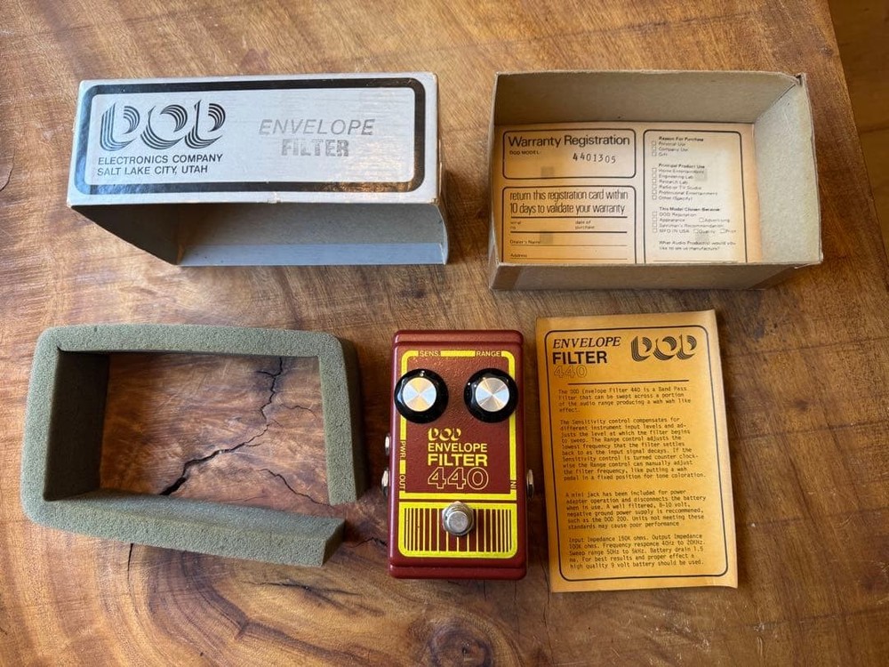Deadstock DOD ENVELOPE FILTER 440 Pedal