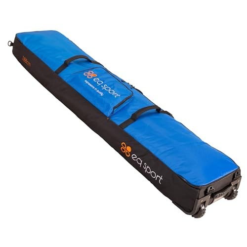 Snowboard Bag with Wheels - Fully Padded & Waterproof Rolling 188 cm Blue