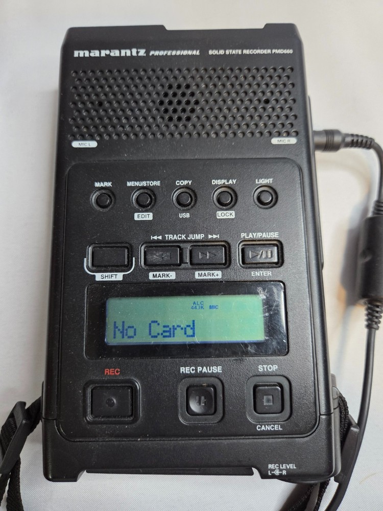 Marantz Professional PMD660 Handheld Solid State Recorder