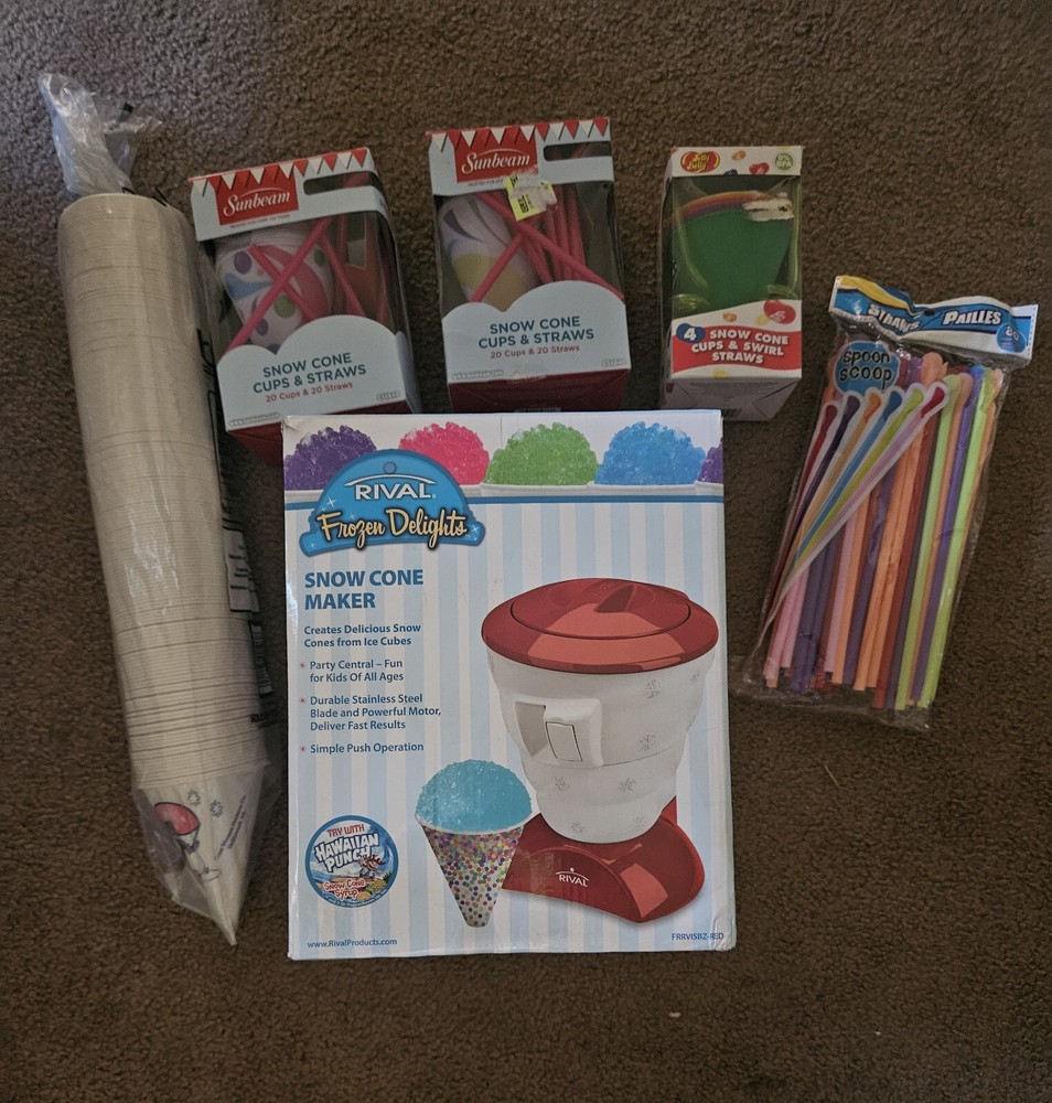 Snowcone Machine (Electric) And Accessories