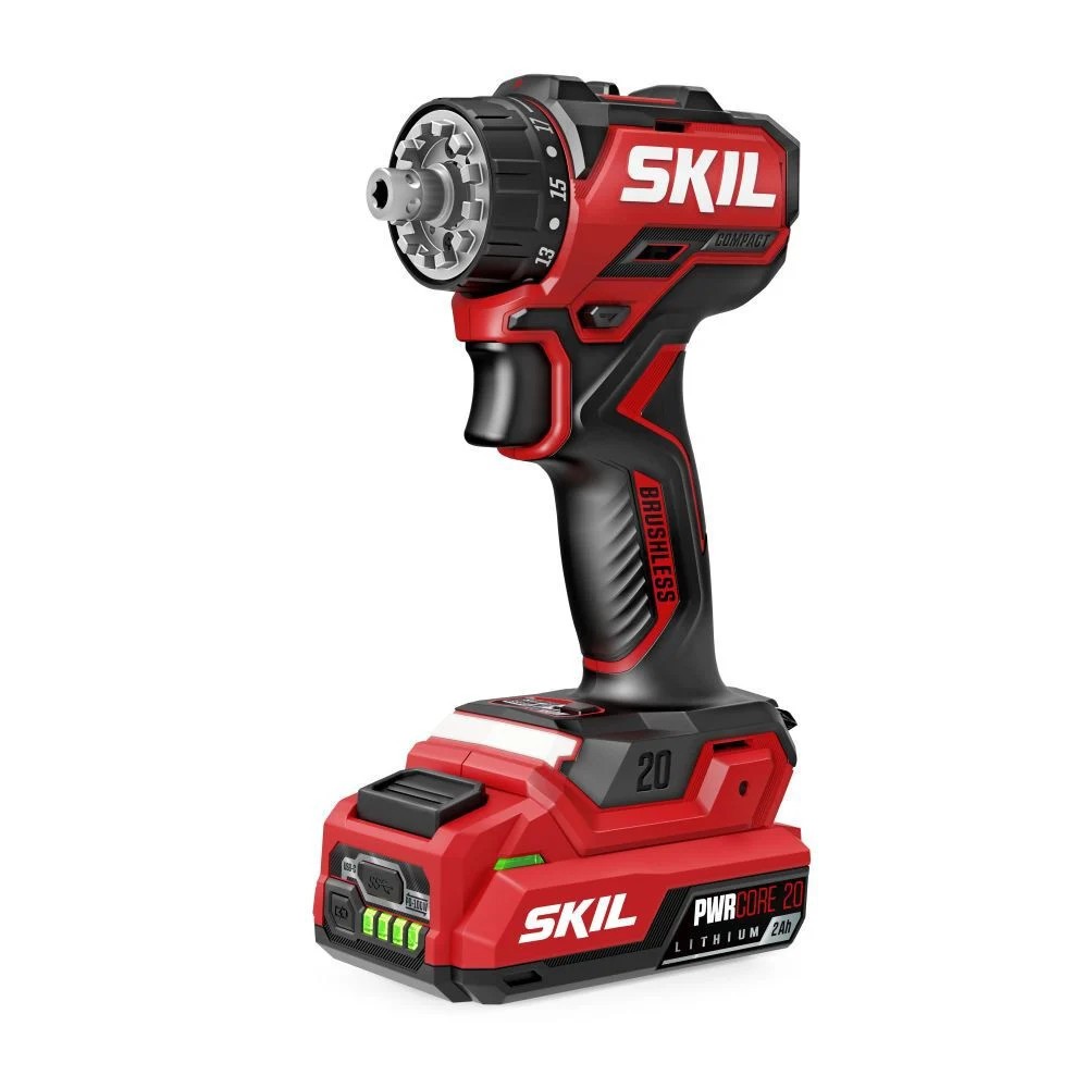 Skil 20V Brushless Compact Multi-Head Drill Driver Kit