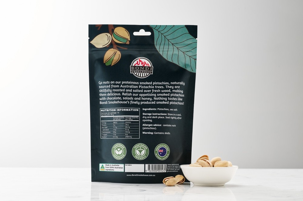 Australian Smoked Pistachios - 250g