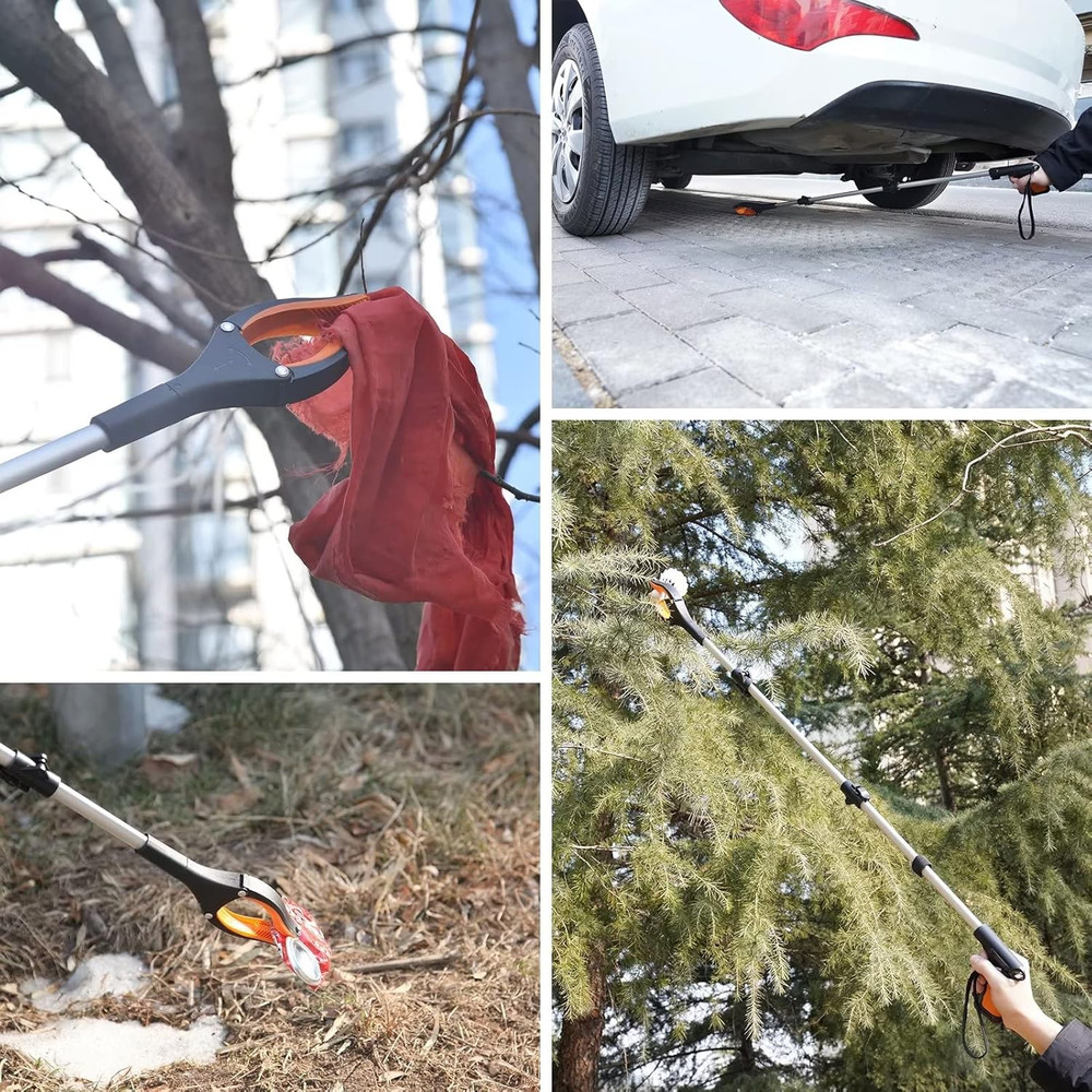 43" Extra Long Grabber Tool, Foldable Grabbers for Elderly Grab It Reaching T...